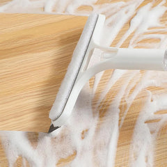 Squeegee & Scraper Combo, Cleans Windows & Glass Fast. 21x16cm, White Plastic, Streak Free Deals 4 U Deals 4 U