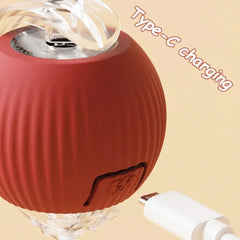New Cat Interactive Ball Toy Automatic Rolling Ball Faux Tail Rechargeable Smart Pet Electric Toy Dog Cat Training Imitate Mouse Deals 4 U Smart Pet Toy Deals 4 U