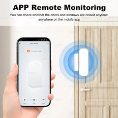 Zigbee Door Sensor Window Contact Sensor Open Closed Detector Smart Home Alarm Security Protection work with Tuya Hub Smart Life Deals 4 U Deals 4 U
