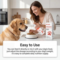 Natural Salmon Oil for Pets Dog Food Topper Liquid Vitamin E Supplement Shiny Coat and Heart Health Gentle Formula Pump Bottle Deals 4 U Deals 4 U
