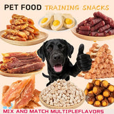Dog Treats Assorted Pack – High-Protein Dried Chicken & Duck, Freeze-Dried Egg Yolk, Natural & Healthy Training Treats Specifically Designed for Puppies and Dogs, Grain-Free, Soft Chew Rewards, Suitable for Small, Medium, a Deals 4 U Deals 4 U