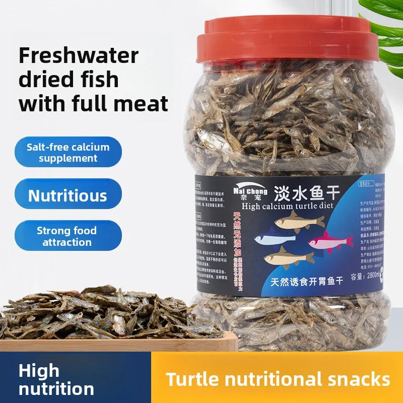 Nai chong Freeze-Dried Freshwater Fish Snacks - All-Natural Treats for Turtles, Cats, Dogs & Small Pets - Nutritional Supplement Deals 4 U Deals 4 U