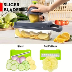 Multifunctional Vegetable Chopper Handle Food Grate Food Chopper Vegetable Slicer Dicer Cut 14/16 in 1 Kitchen Items Cocina Deals 4 U Deals 4 U