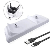 Dual Fast Charger for PS5 Wireless Controller Charging Dock Station Base Stand for Playstation 5 Gamepad Gaming Accessories Deals 4 U Deals 4 U