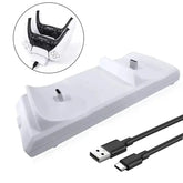Dual Fast Charger for PS5 Wireless Controller Charging Dock Station Base Stand for Playstation 5 Gamepad Gaming Accessories Deals 4 U Console Accessories Deals 4 U