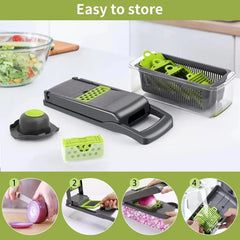 Multifunctional Vegetable Chopper Handle Food Grate Food Chopper Vegetable Slicer Dicer Cut 14/16 in 1 Kitchen Items Cocina Deals 4 U Deals 4 U