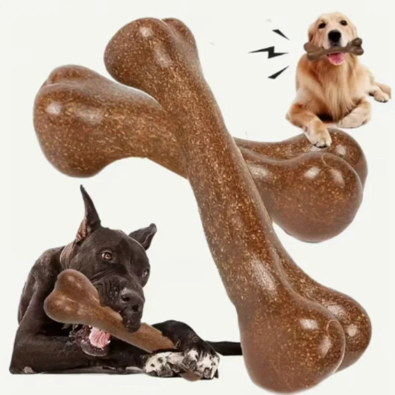 Natural Non-Toxic Dog Bone Chew Toy Nearly Indestructible Anti-Bite Puppy Chew Toy for Small Medium Large Dogs Pet Chew Toy Deals 4 U Deals 4 U