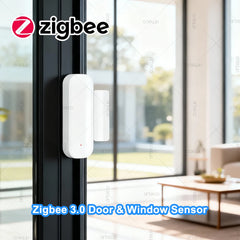 Zigbee Door Window Sensor Smart Home Security Alarm Wireless Magnetic Anti-theft Contact Detector App Remote Monitor Support Z2M Deals 4 U Deals 4 U