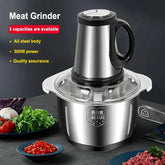 2L 3L 5L Household Stainless Steel Meat Grinder 500W High Power Blender Multifunctional Food Processor Food Chopper Electric Deals 4 U Smart Home Gadget Deals 4 U