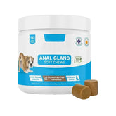 90 Chews Anal Gland Soft Chew Treats with Pumpkin for Dogs Digestive Enzymes Probiotics Fiber Supplement for Dogs Boot The Scoot Deals 4 U pets Deals 4 U