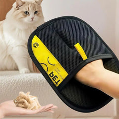 Pet Hair Remover Gloves Electrostatic for Cats Dogs, Reusable Washable Grooming Glove with 2-in-1 Lint Roller Brush - Safe Non-T Deals 4 U Deals 4 U