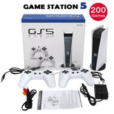 GS5 Game Station 5 Video Game Console With 200 Classic Games 8 Bit TV Console Retro USB Wired Handheld Two Game Player AV Output Deals 4 U Gaming Accessories Deals 4 U