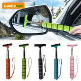 Car Rearview Mirror Wiper Telescopic Handle Car Rearview Mirror Wiper Durable Stainless Auto Glass Cleaning Tools Cleaning Brush Deals 4 U Smart Home Gadget Deals 4 U