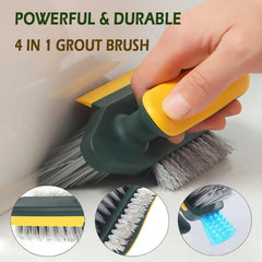 1Pcs 2-In-1 Handheld Cleaning Brush - No Dead Spot Multi-Functional for Crevices Windows Stoves Doors Laundry Tables Deals 4 U Deals 4 U