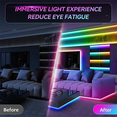 RGB LED Light Strip Lights USB 5V TV Backlight Atmosphere Lights APP Remote Control Flexible Lamp Tape Christmas Party Light Deals 4 U Deals 4 U