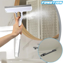 Squeegee & Scraper Combo, Cleans Windows & Glass Fast. 21x16cm, White Plastic, Streak Free Deals 4 U Deals 4 U