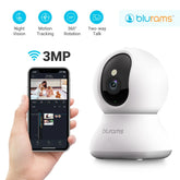 blurams Pet Camera 2K, 360° Indoor Security Camera, Dog Camera with Phone App, PTZ Cameras for Home Security Indoor, 2-Way Audio Deals 4 U Deals 4 U