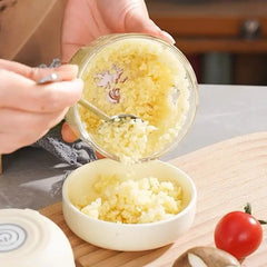 1pcs Electric Garlic Chopper, 4 Sharp Blades,Portable Veggie Chopper, 300ML Garlic Grinder Masher Onion Chopper, Blender to Vegetable, Cordless Food Processor for Ginger, Chili, Fruit, Meat, Spices, Beans, etc Deals 4 U Smart Home Gadget Deals 4 U