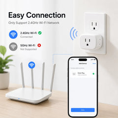 TUYA Smart Plug Compatible with Alexa & Google Home, Smart Outlet with Retome Control, Timer & Schedule, 2.4GHz Wi-Fi Deals 4 U Deals 4 U