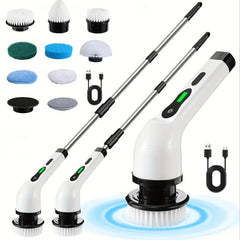Cordless Electric Spin Scrubber Multipurpose, Cleaning Brush for Kitchen Bathroom Toilet Floor, Hair Broom Mop Household Gadget Deals 4 U Deals 4 U