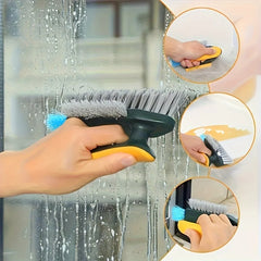 1Pcs 2-In-1 Handheld Cleaning Brush - No Dead Spot Multi-Functional for Crevices Windows Stoves Doors Laundry Tables Deals 4 U Deals 4 U