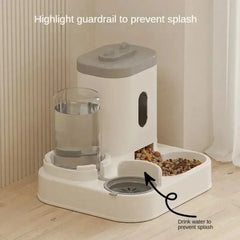 Automatic Feeder Dog Cat Food Bowl With Water Fountain Large Capacity Pet Food Storage Dispenser Container Puppy Pet Accessories Deals 4 U Deals 4 U