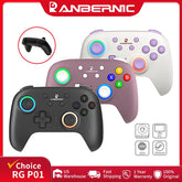 ANBERNIC RG P01 Retro Games Controller Wired/Wireless Bluetooth RGB Hall Effect Joystick XBOX Gamepad for PC Android IOS Steam Deals 4 U Deals 4 U