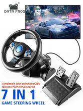 DATA FROG Racing Steering Wheel Vibration Controller Gaming Simracing Car Pedal For Switch PS2 PS3 PS4 Xbox One PC Deals 4 U Deals 4 U