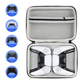 Dual Carrying Case Bag For PS5/PS4/PS3/Xbox Series Controller Portable Travel Pouch Shockproof Storage Shell For PS5 Accessories Deals 4 U Console Accessories Deals 4 U