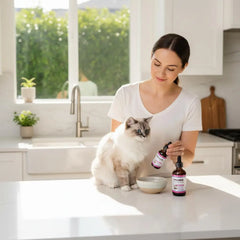 Tasty Salmon Flavor Liquid Collagen For Cats Daily Dietary Supplement For Healthy Skin Coat Stronger Joints Immunity Drops 60ML Deals 4 U Deals 4 U