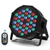 U'King 4PCS/8PCS 36LED Par Lights RGB LED DJ Stage Light with Remote Control DMX512 Sound Activated for Party Stage Effect Light Deals 4 U RGB Hexagon Wall Lights Deals 4 U
