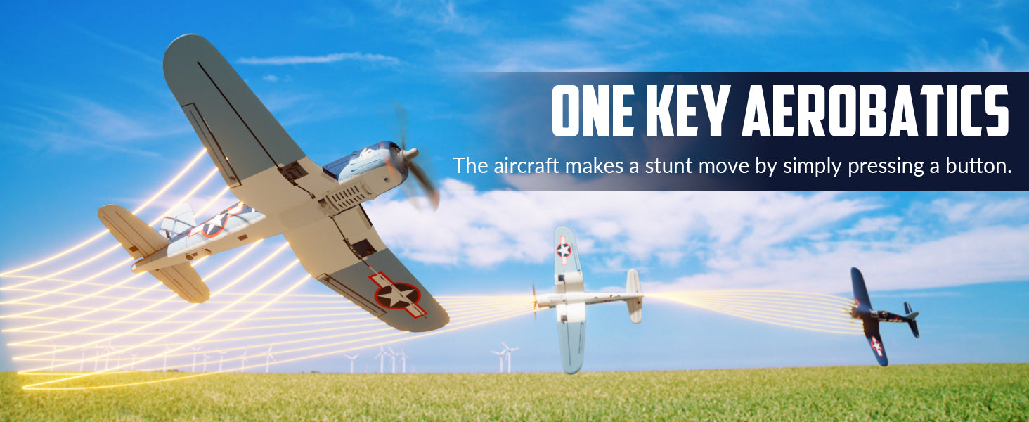 Volantexrc Brushless 500mm F4U Corsair RC Planes for Adults,Upgraded 4-CH RTF RC Plane,One-Key Aerobatic,Ideal for Outdoors Gift Deals 4 U   Deals 4 U
