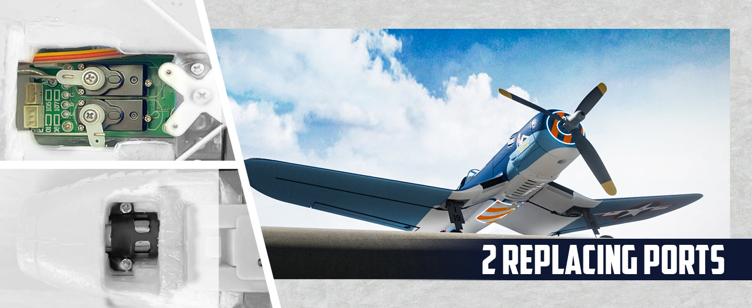 Volantexrc Brushless 500mm F4U Corsair RC Planes for Adults,Upgraded 4-CH RTF RC Plane,One-Key Aerobatic,Ideal for Outdoors Gift Deals 4 U   Deals 4 U