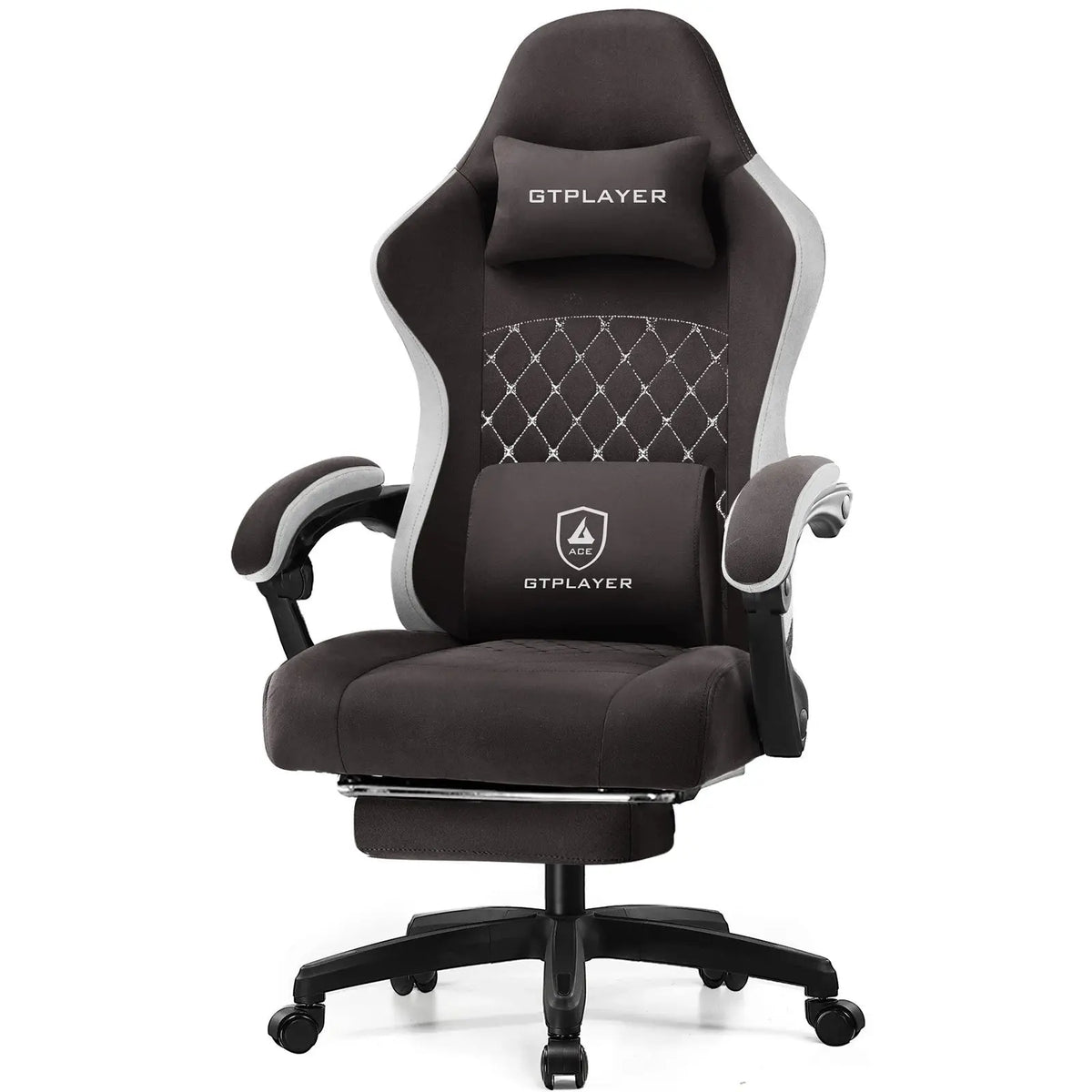 GTPLAYER Gaming Chair with Pocket Spring Cushion, Linkage Armrests & Footrest, Ergonomic Office Chair with Lumbar Support Deals 4 U  Gaming Accessories Deals 4 U