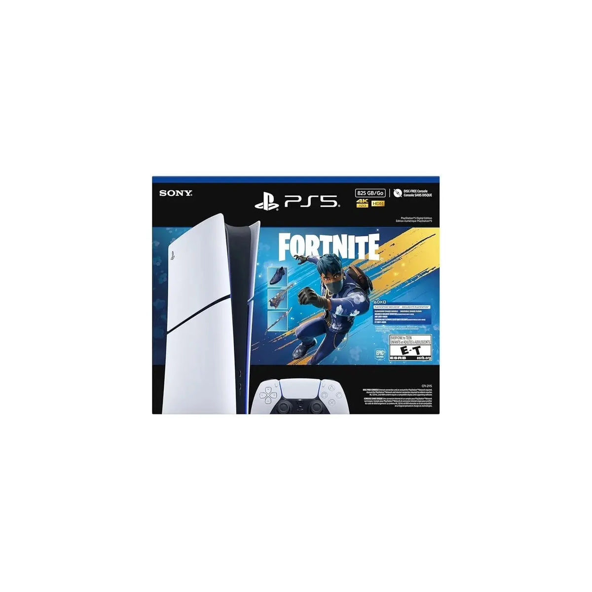 Sony PlayStation 5 Slim Console Digital Edition - Fortnite Flowering Chaos Bundle Deals 4 U  Gaming Accessories Deals 4 U