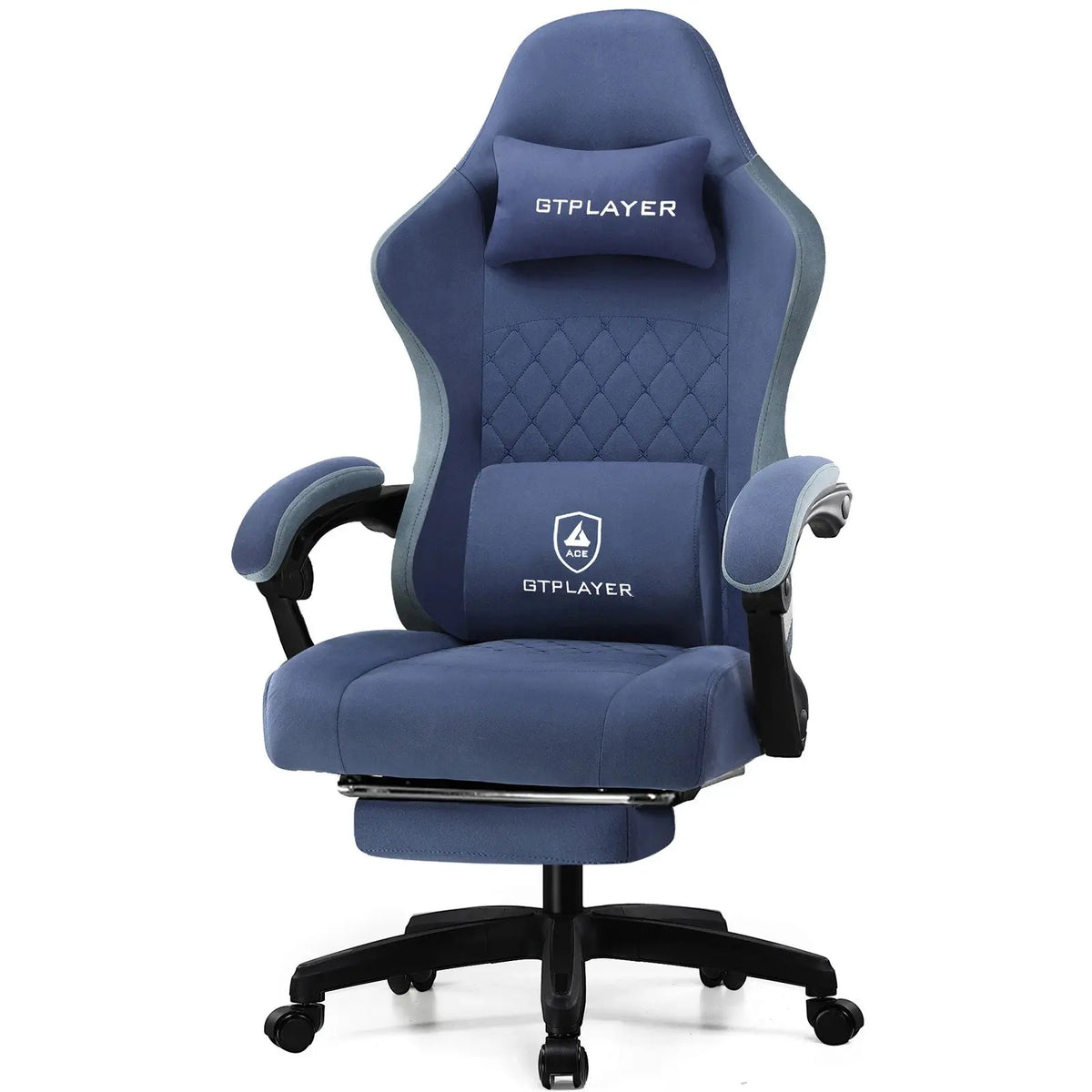 GTPLAYER Gaming Chair with Pocket Spring Cushion, Linkage Armrests & Footrest, Ergonomic Office Chair with Lumbar Support Deals 4 U  Gaming Accessories Deals 4 U