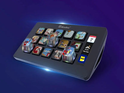 MiraBox N3 Macro Pad / Stream Deck, 6 Programmable LCD Keys, 3 Knobs, Visual Shortcuts, OBS Controller, Mac/Win Deals 4 U  Streaming Equipment Deals 4 U
