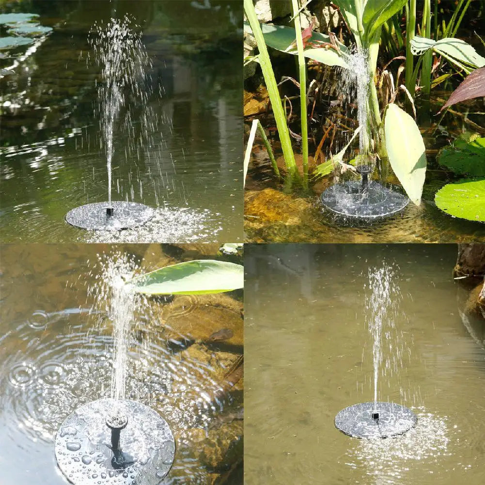 Customizable Solar Bionic Fountain Mini Solar Fountain Solar Water Fountain Deals 4 U   Deals 4 U