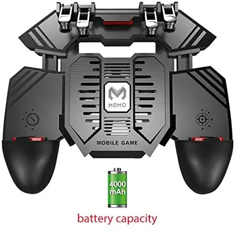 PUBG Controller AK77 Six Finger Gamepad For iPhone Android PUBG Mobile Controller L1 R1 Shooter Triggers Fire Joystick Game pad Deals 4 U   Deals 4 U