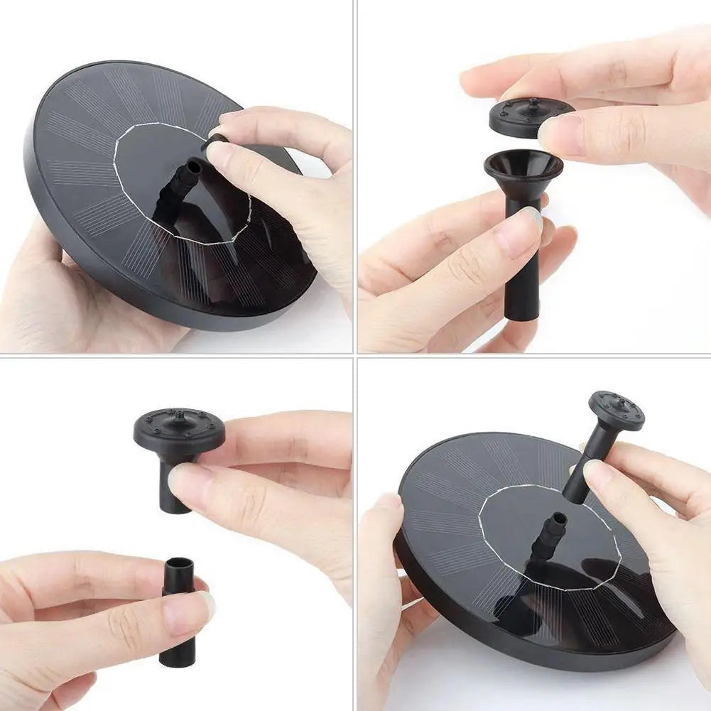 Customizable Solar Bionic Fountain Mini Solar Fountain Solar Water Fountain Deals 4 U   Deals 4 U