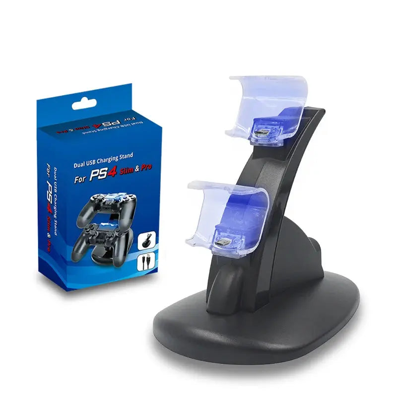 Support for Sony Playstation PS4 Controller Play Station PS 4 Pro Slim Dualshock 4 Charger Control Charging Dock Stand Gamepad Deals 4 U  Gaming Accessories Deals 4 U
