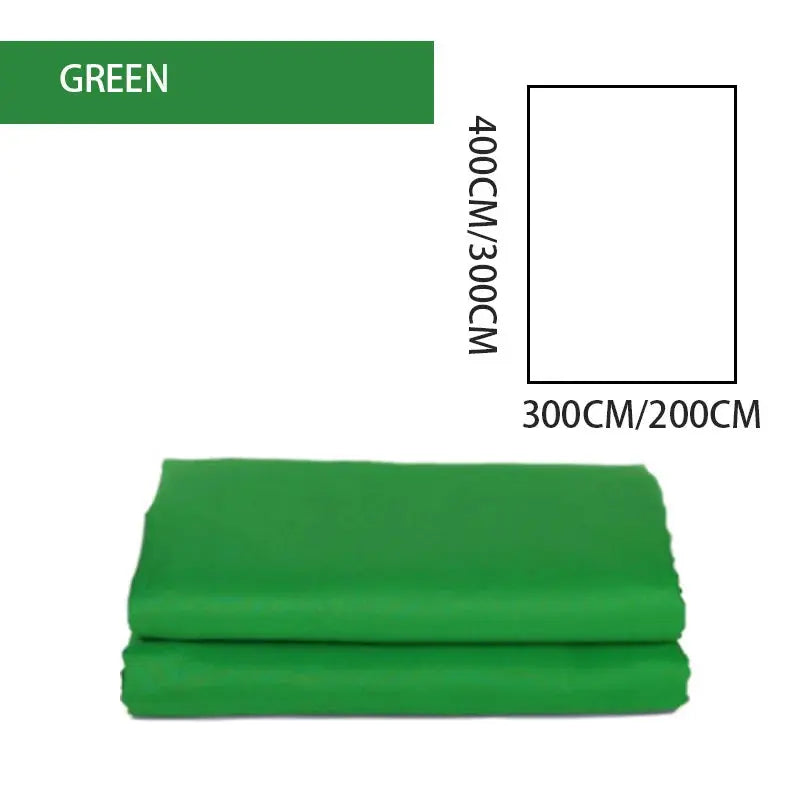 Green Screen Chromakey Cromakey Backdrops Cloth Photography Background Backdrop Smooth Cotton For Photo Studio Shoot Video Deals 4 U  Streaming Equipment Deals 4 U