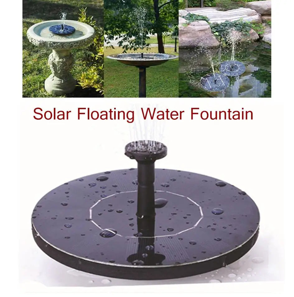 Customizable Solar Bionic Fountain Mini Solar Fountain Solar Water Fountain Deals 4 U   Deals 4 U