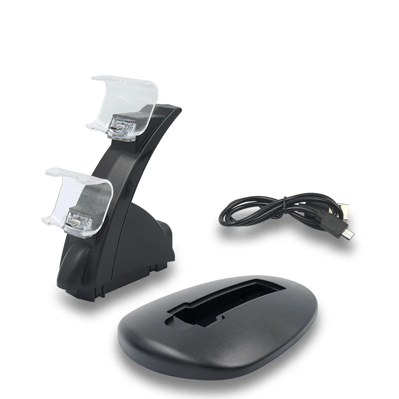 Support for Sony Playstation PS4 Controller Play Station PS 4 Pro Slim Dualshock 4 Charger Control Charging Dock Stand Gamepad Deals 4 U   Deals 4 U