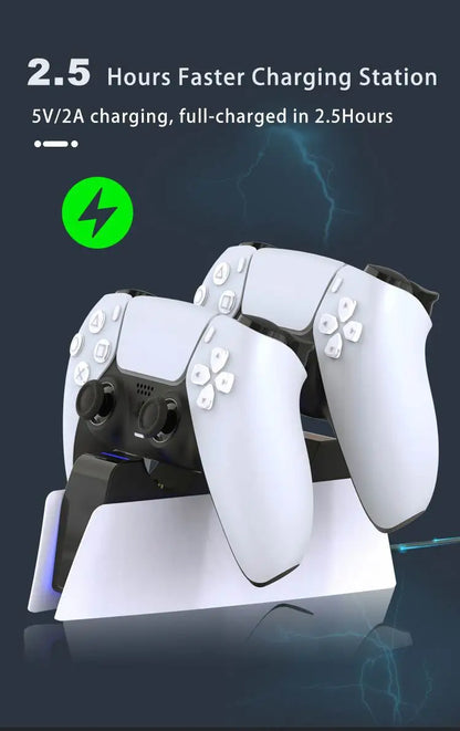 Charger For Sony Play Station Playstation PS 5 PS5 Controller Control Dualsense Stand Accessories Gamepad Support Command Holder