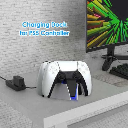 Charger For Sony Play Station Playstation PS 5 PS5 Controller Control Dualsense Stand Accessories Gamepad Support Command Holder