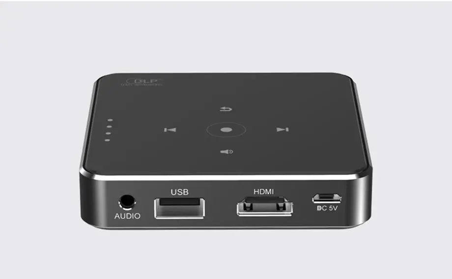 Smartldea New Mini dlp HD Projector support 1080p build in Battery Capacity wired Phone Mirroring proyector Home Theater beamer Deals 4 U  Gaming Accessories Deals 4 U