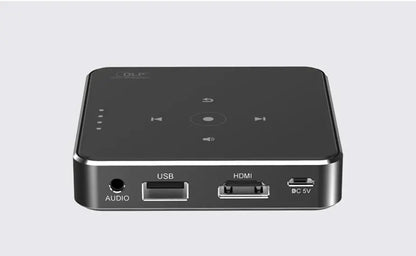 Smartldea New Mini dlp HD Projector support 1080p build in Battery Capacity wired Phone Mirroring proyector Home Theater beamer Deals 4 U  Gaming Accessories Deals 4 U