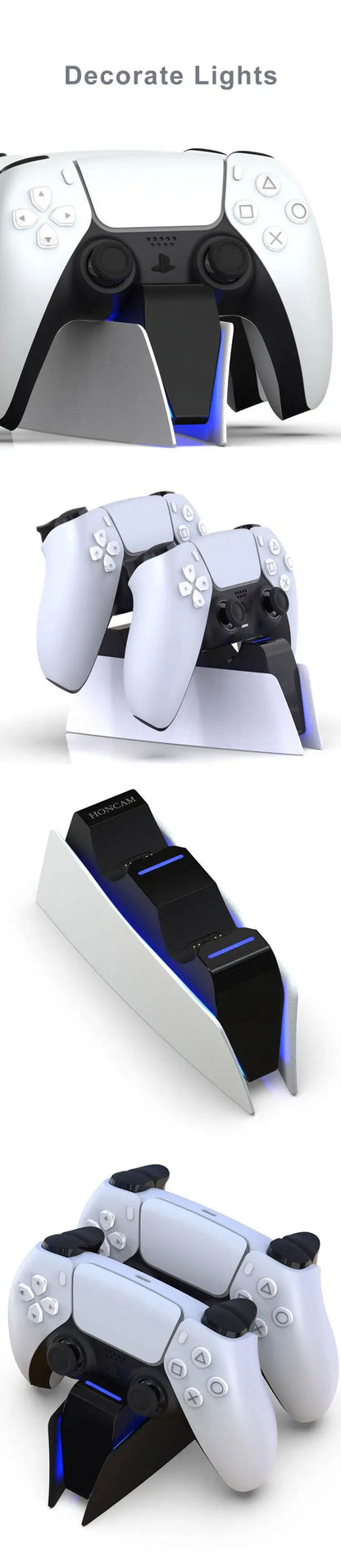 Charger For Sony Play Station Playstation PS 5 PS5 Controller Control Dualsense Stand Accessories Gamepad Support Command Holder