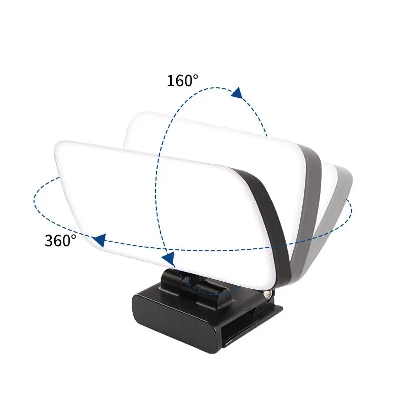 Video Conference Selfie Ring Lamp Light For iPad Laptop PC Webcam Studio LED Dimmable Lighting With Clip For Youtube Live Stream Deals 4 U  Streaming Equipment Deals 4 U